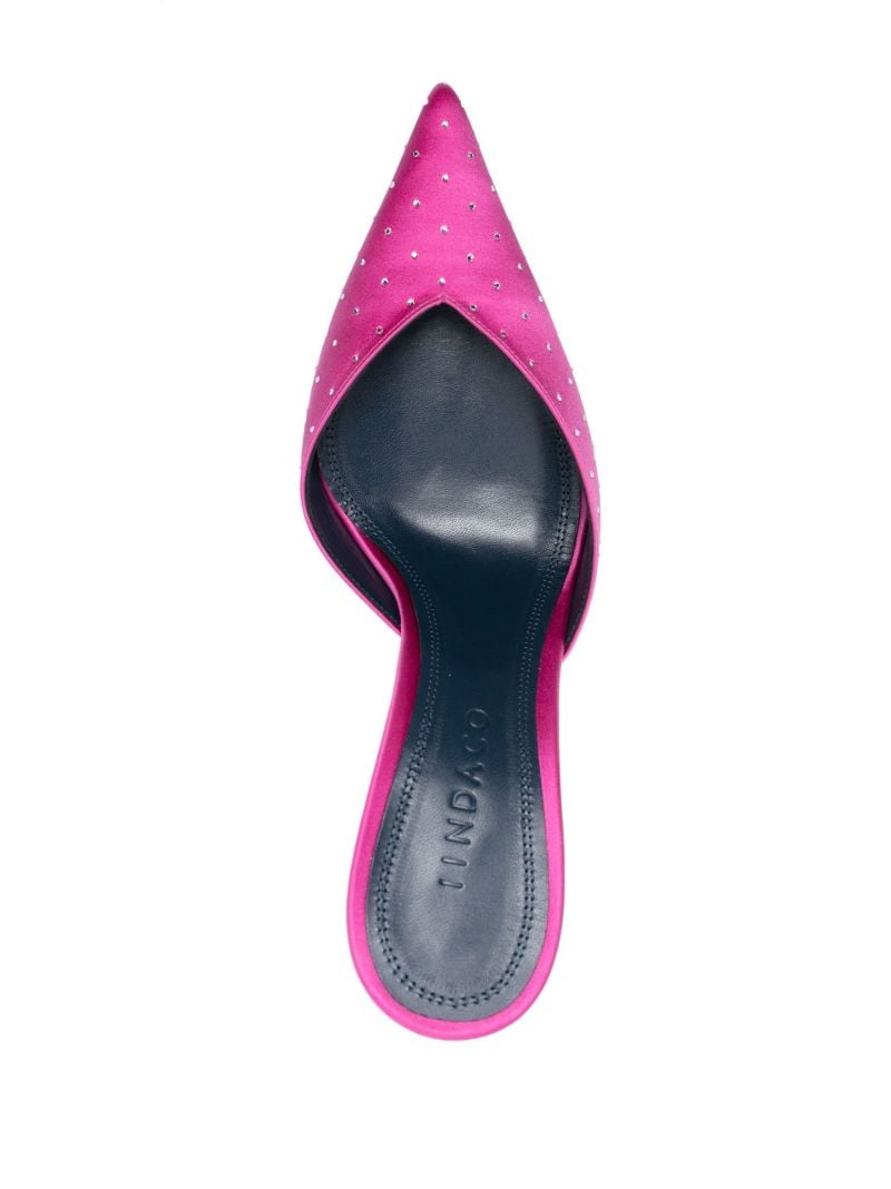 Pink Carmen 95 Crystal Mules
