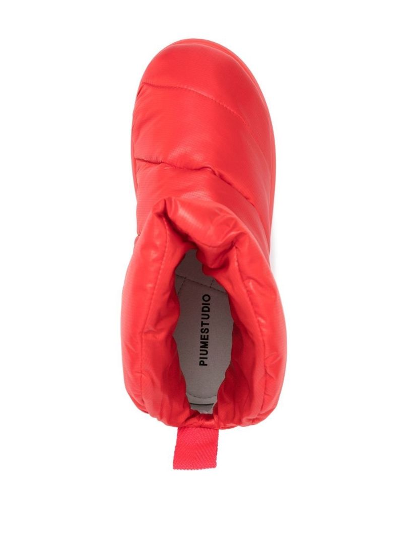 Red Luna Padded Ankle Boots