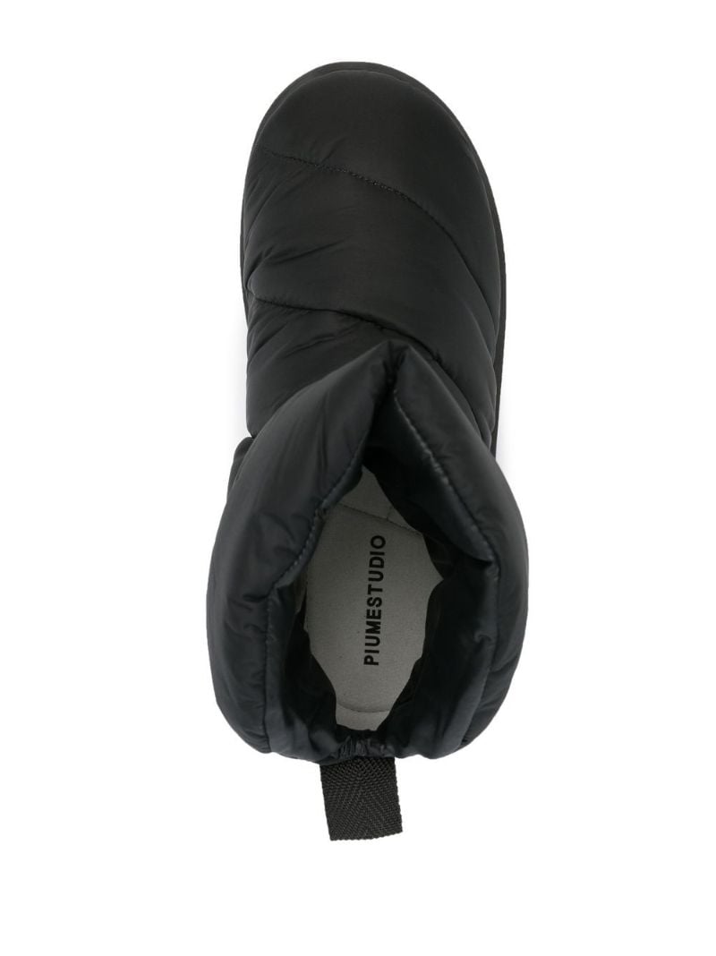 Black Luna Padded Ankle Boots