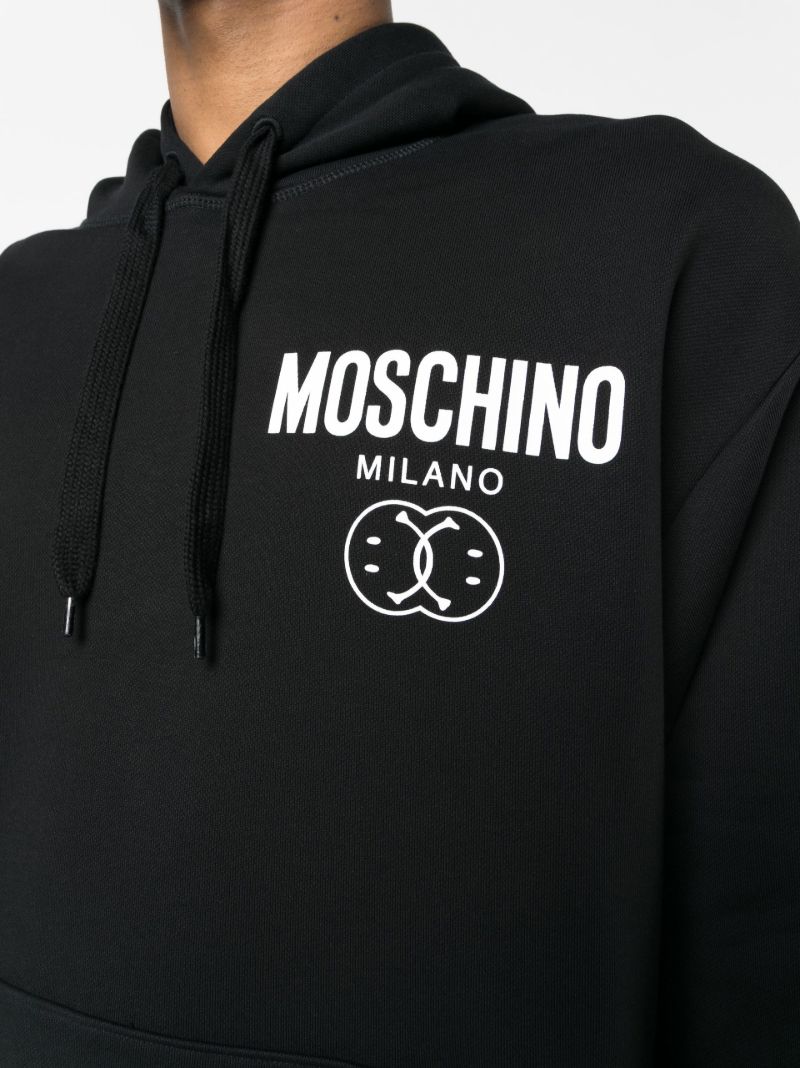 Black Dqm Smile Logo Hoodie