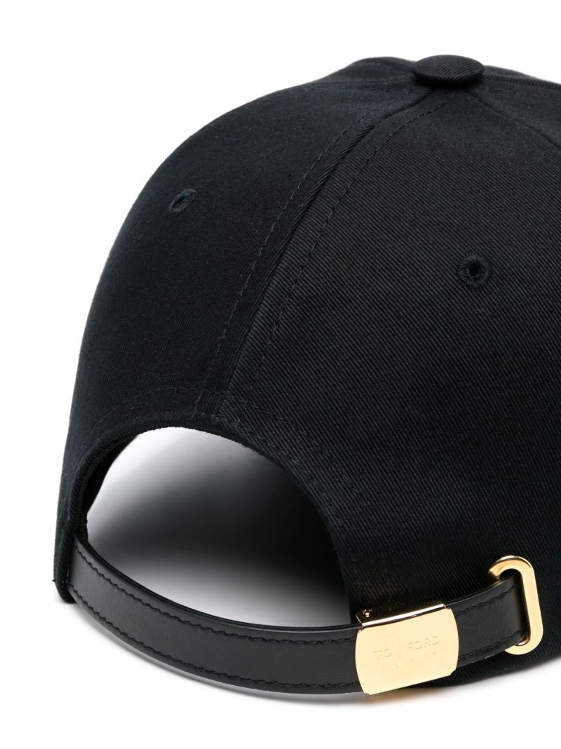 Black Logo Plaque Baseball Cap