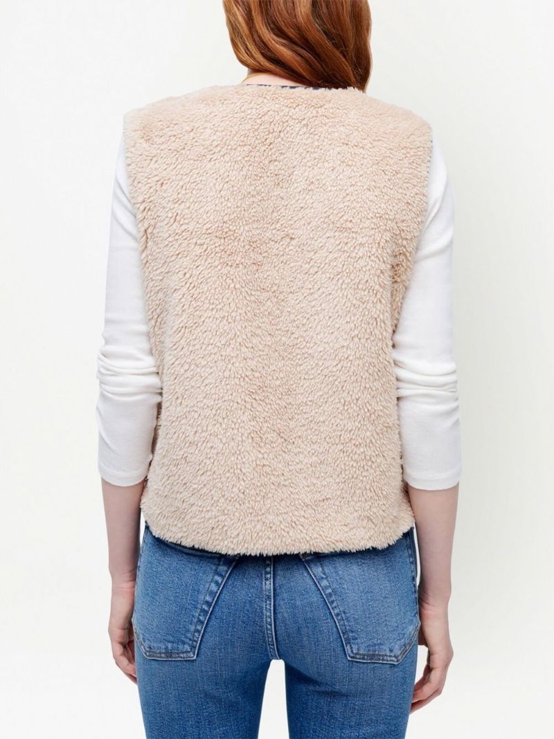 Neutral Knot Front Sherpa Vest