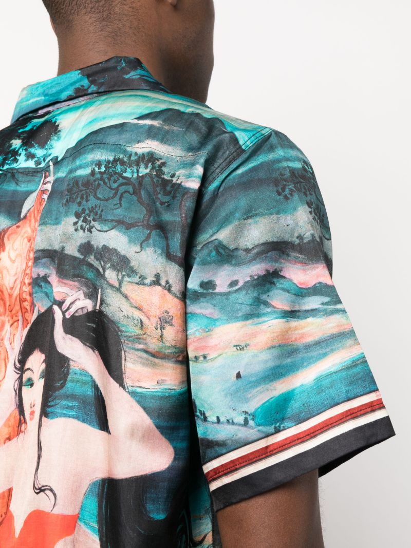 Multicolour Dua Wanita Shirt