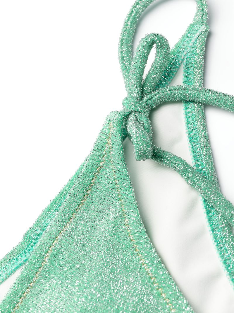 Green Miami Lurex Bikini