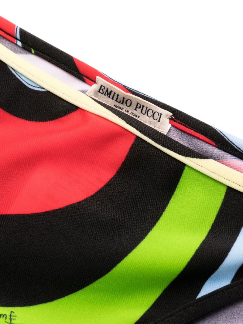 Black Striped Side-tie Bikini Bottoms