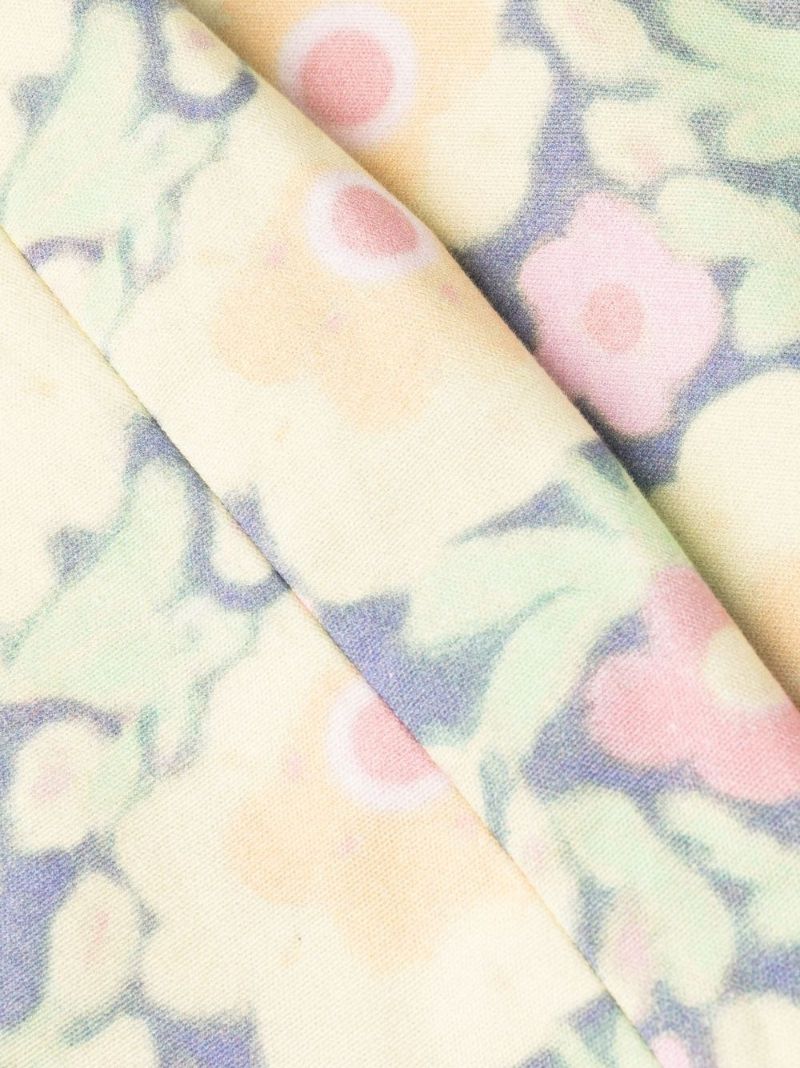 Yellow Le Pantalon Taiolo Floral Print Trousers