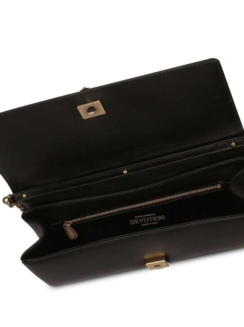 Black Devotion Quilted Shoulder Bag