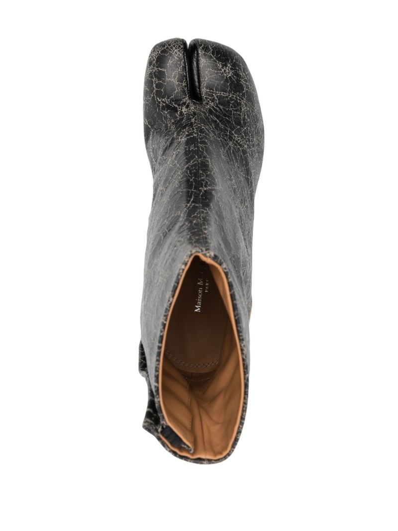 Black Tabi 80 Leather Ankle Boots
