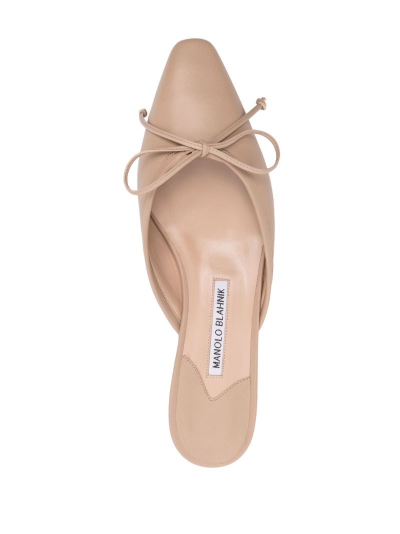 Neutral Ballermu Flat Mules
