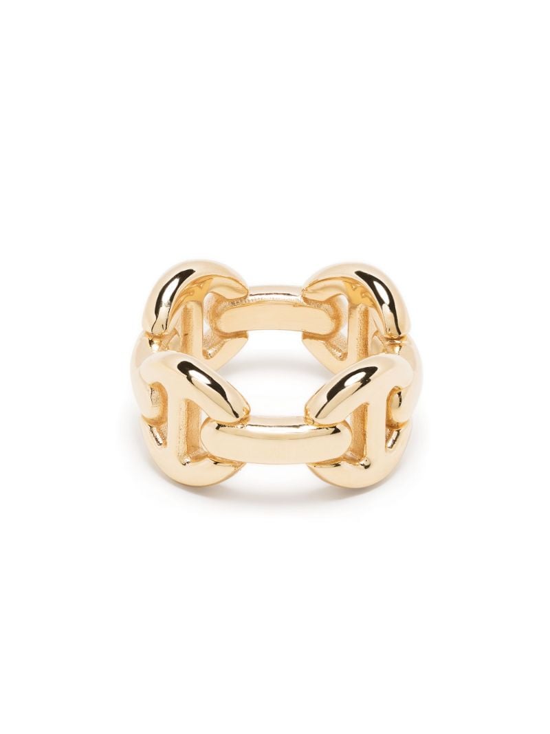 18k Yellow Gold Quad Link Ring