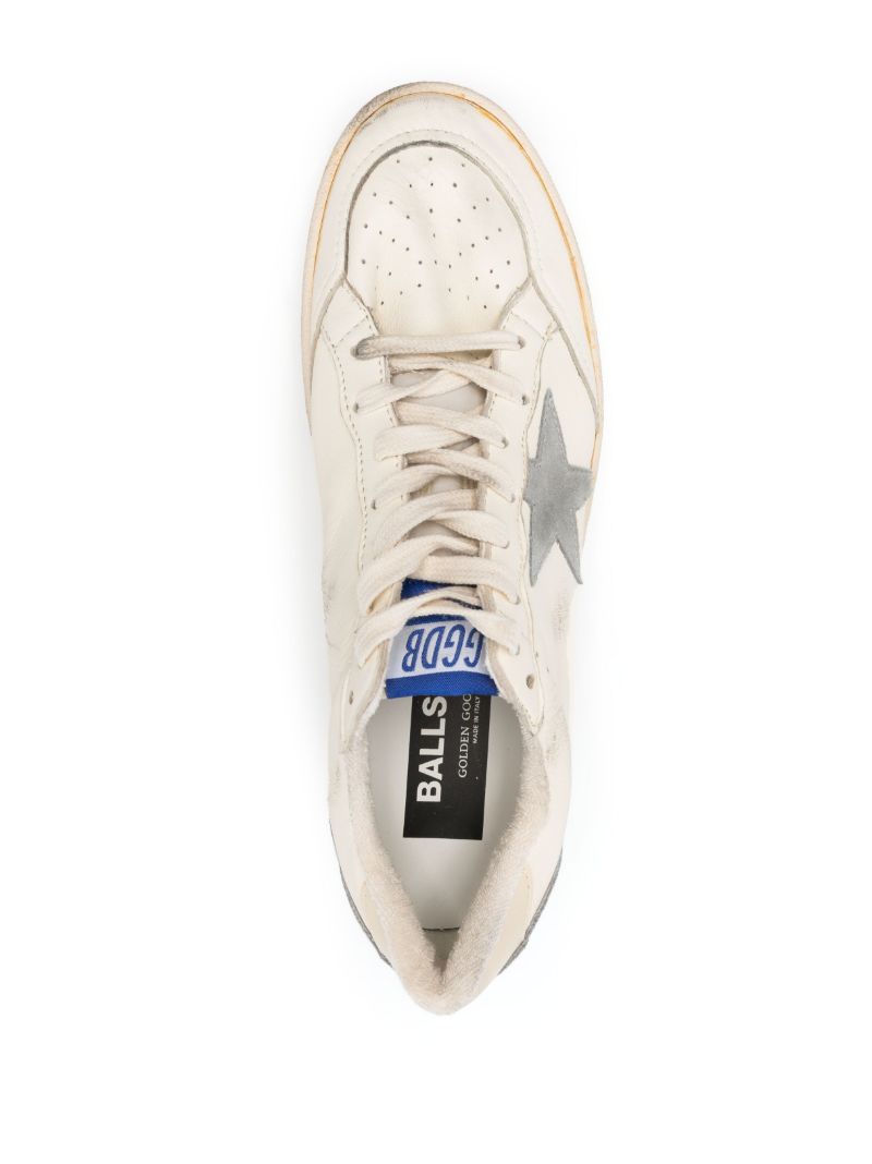 Neutral Ball Star Leather Sneakers