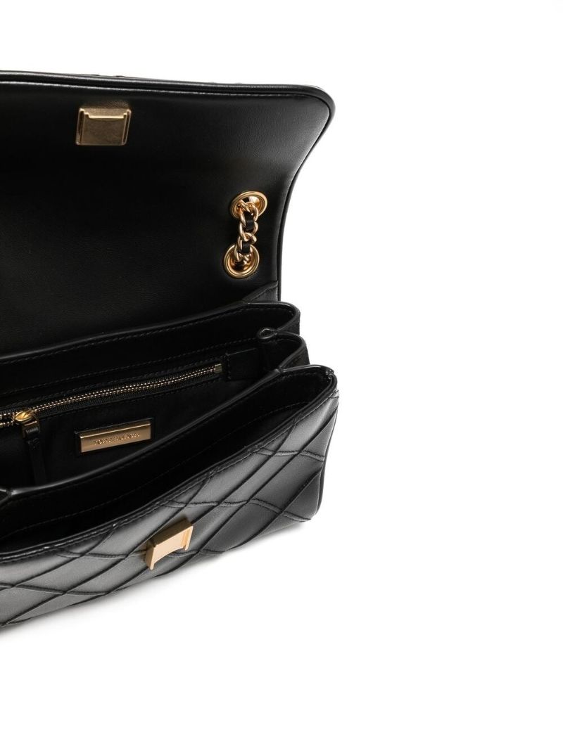 Neutral Fleming Leather Cross Body Bag