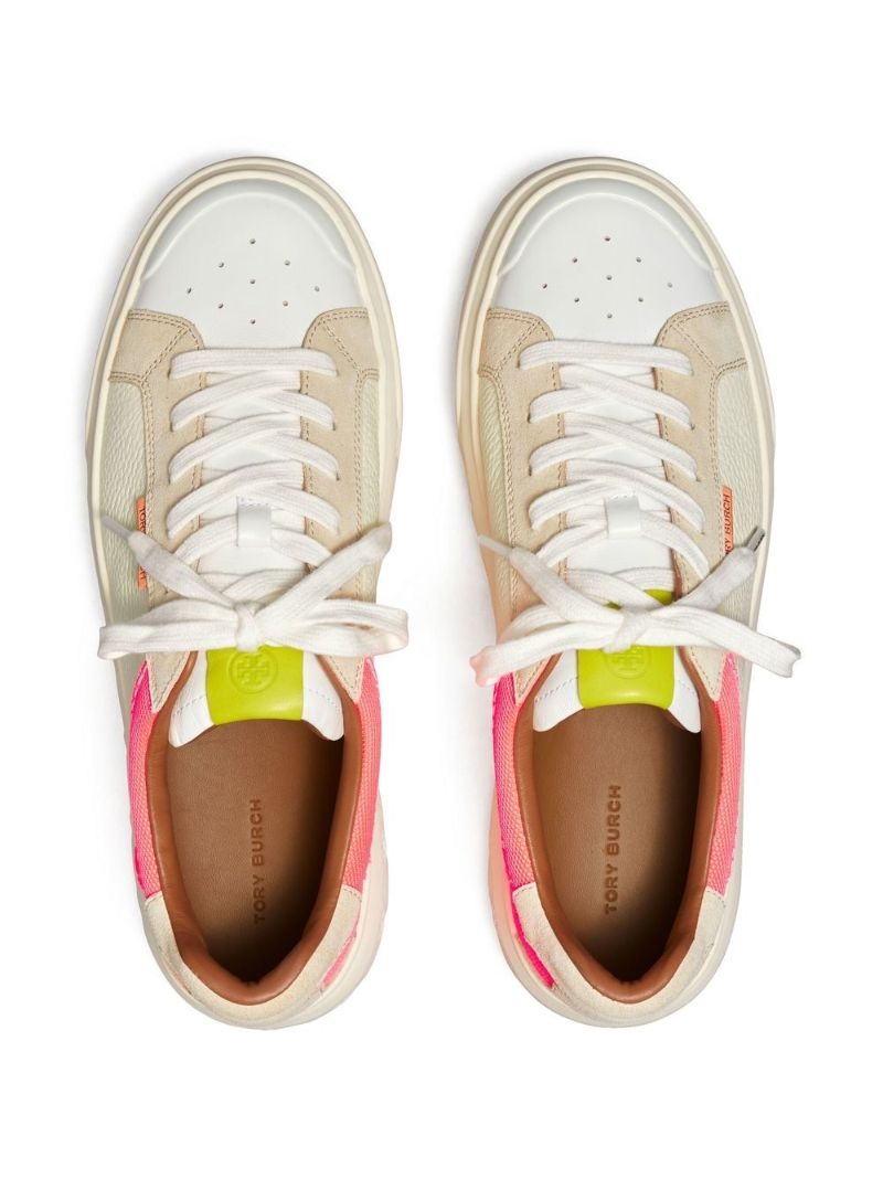 Neutral Ladybug Leather Low-top Sneakers