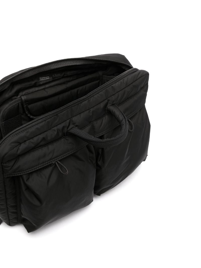Black Senses Two Way Backpack