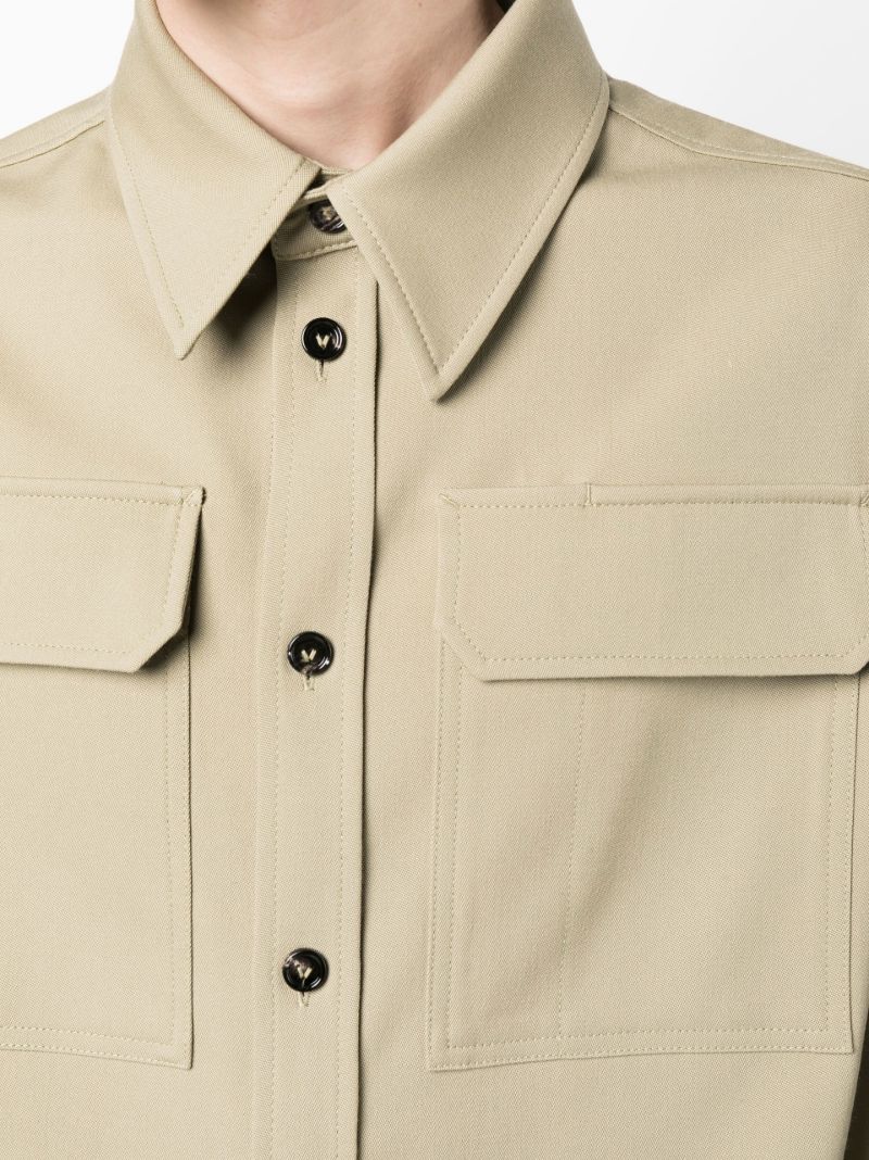 Neutral Wool Overshirt