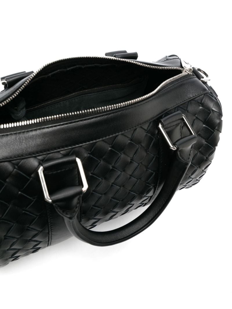 Black Classic Intrecciato Mini Tote Bag