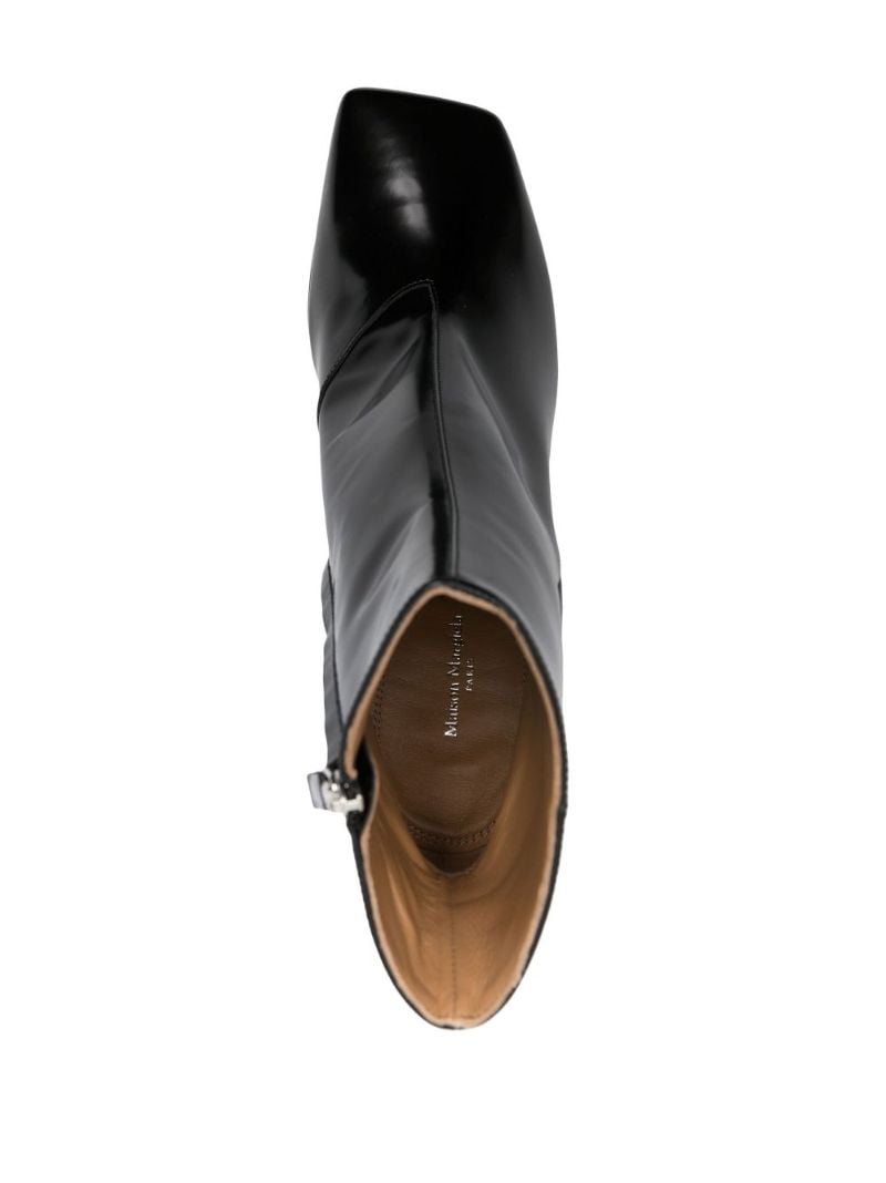 Black Leather Ankle Boots