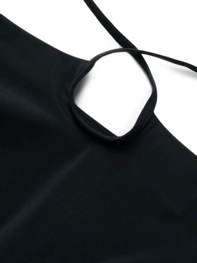 Black Cut-out Bikini Bottoms