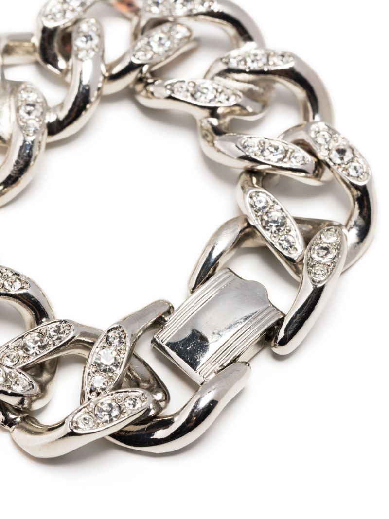Silver-tone Crystal Bracelet
