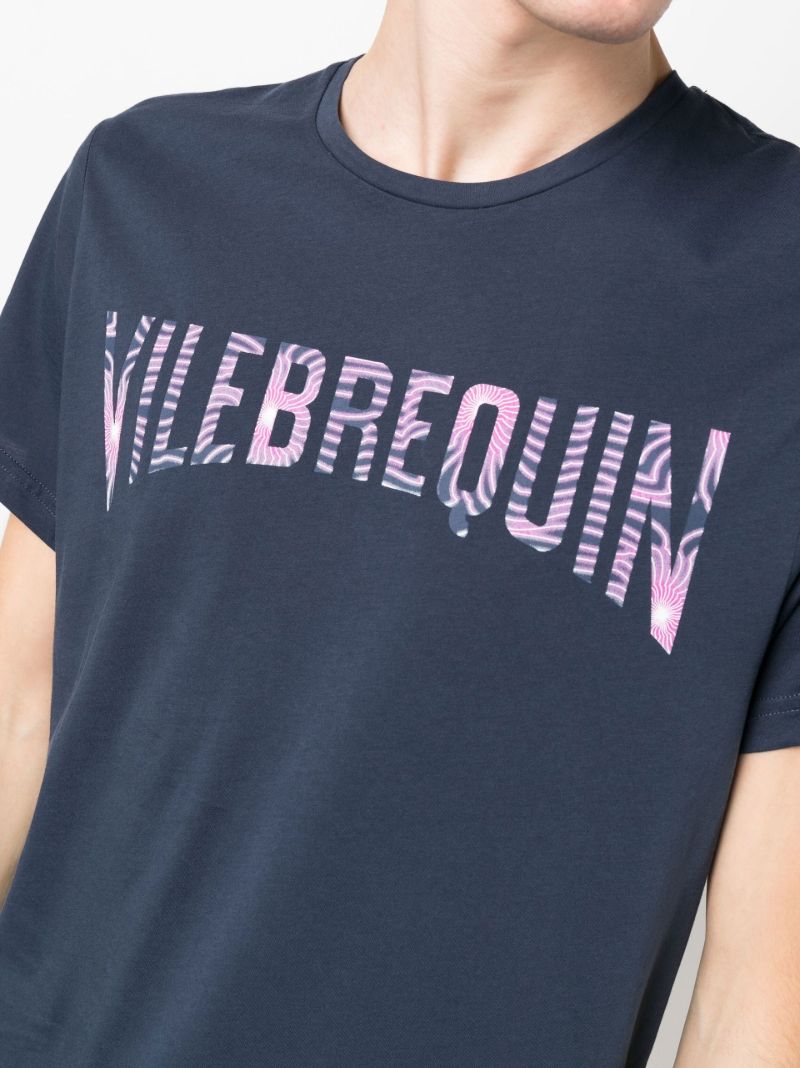 Blue Thom Logo Print T-shirt