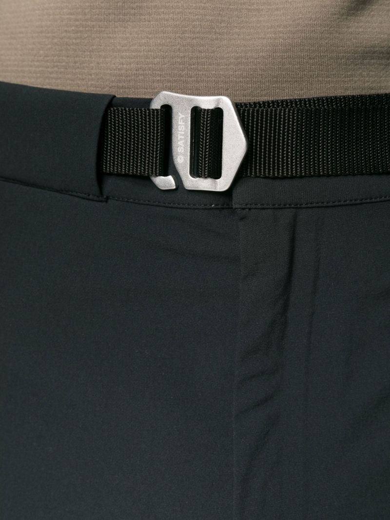 Black Peaceshell Straight Leg Trousers