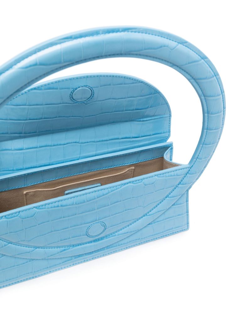 Blue Le Sac Rond Top Handle Bag