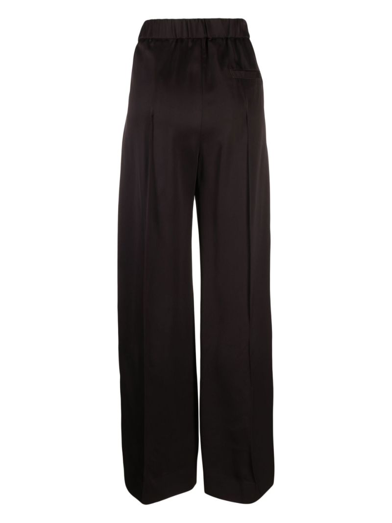 Brown Wide-leg Trousers