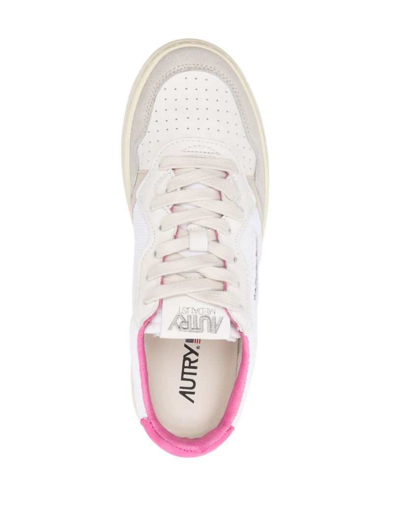 White Medalist Low-top Sneakers