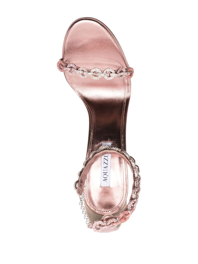 Pink Love Link 105 Leather Sandals