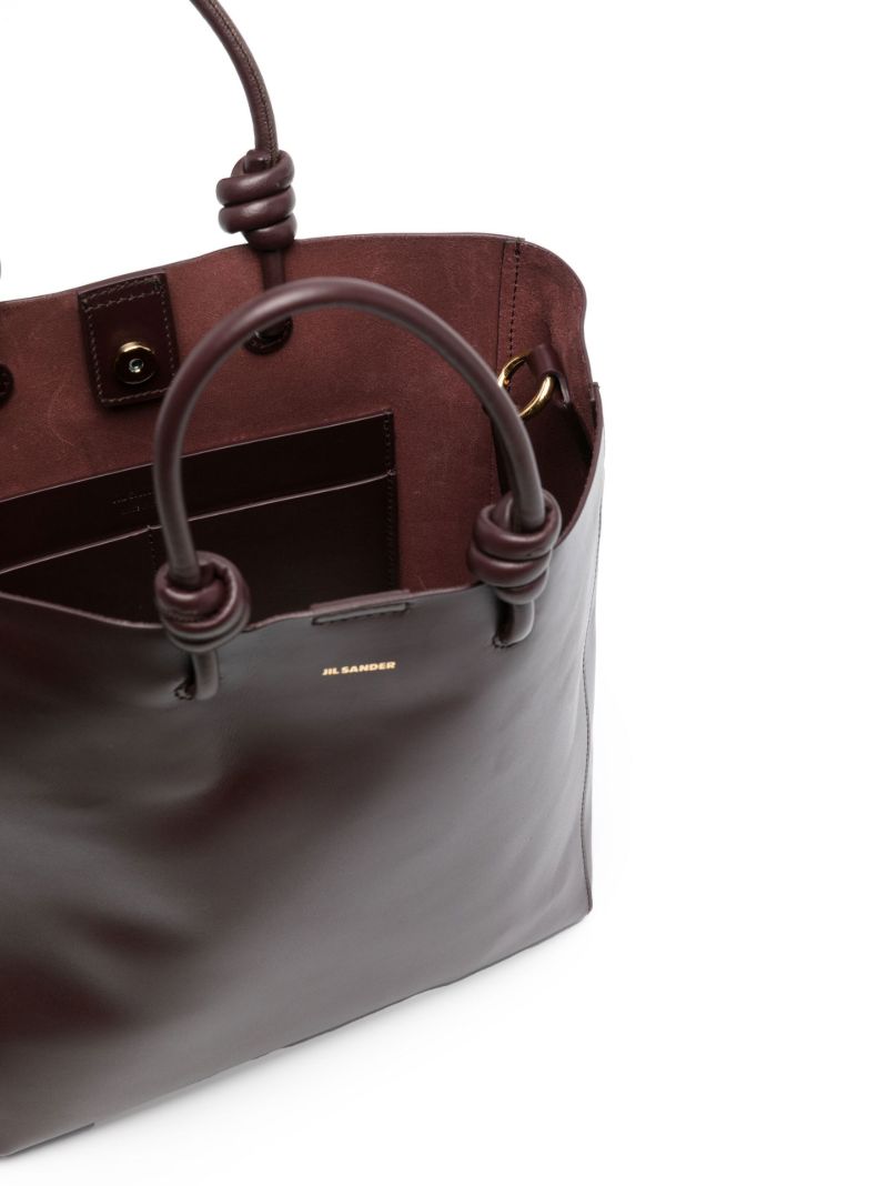 Brown Giro Leather Tote Bag