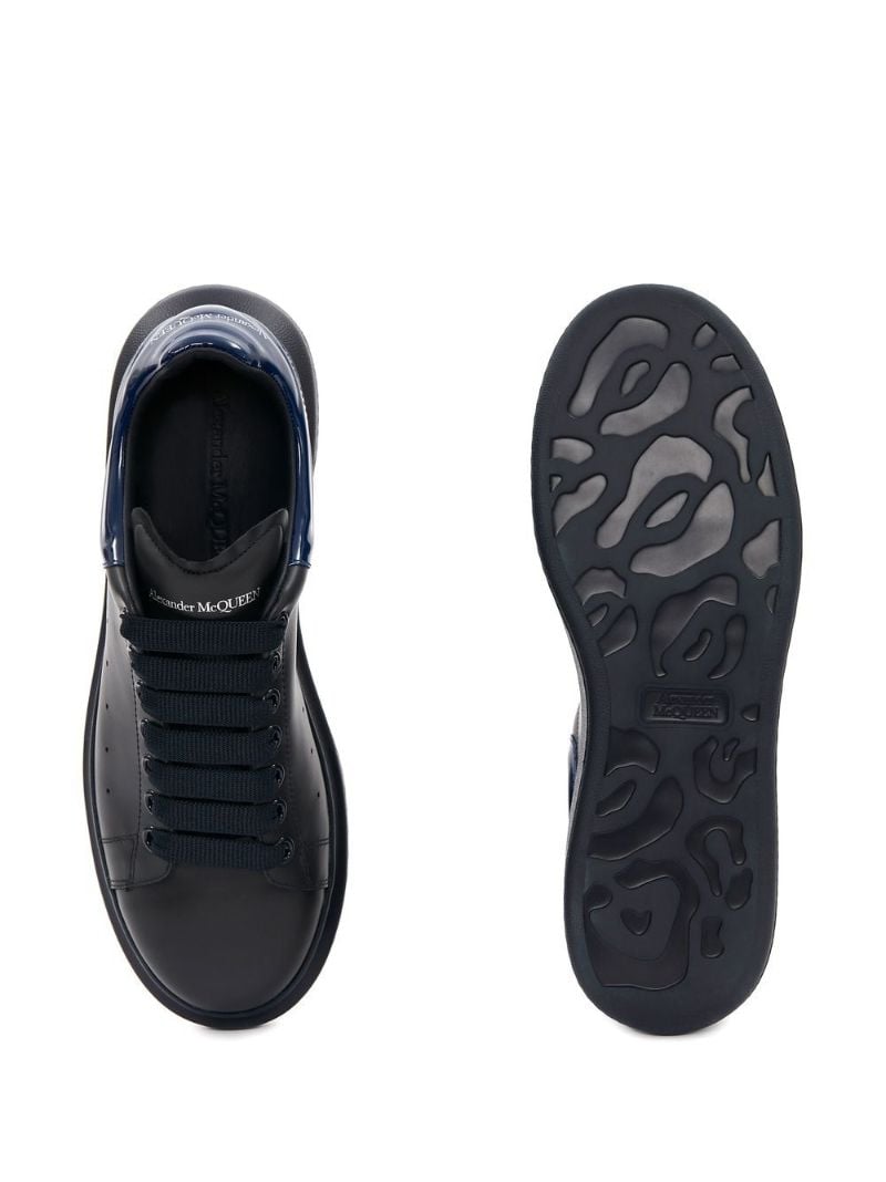Black and Navy Oversized Sneakers