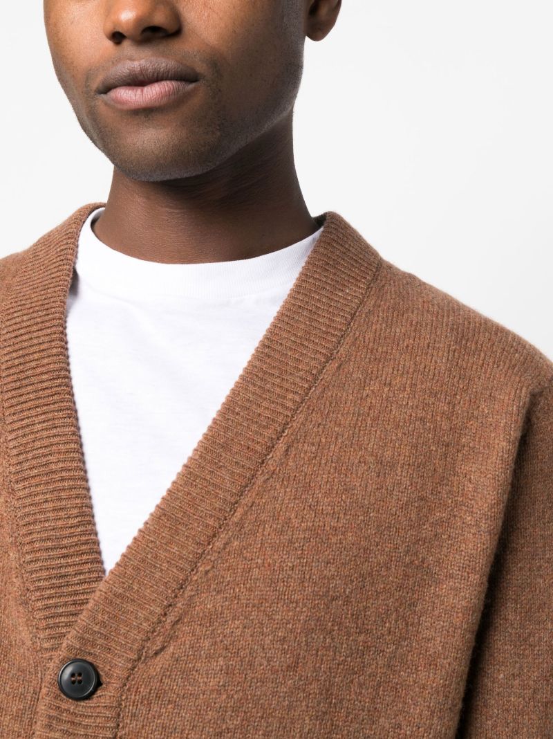 Brown Wool Cardigan