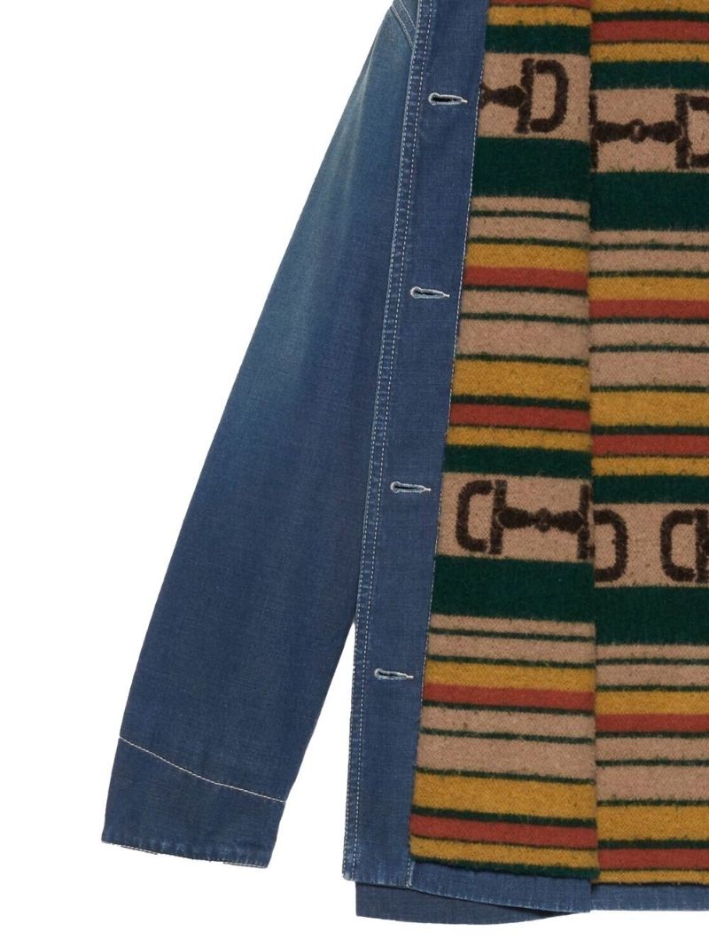 Blue Longline Denim Jacket