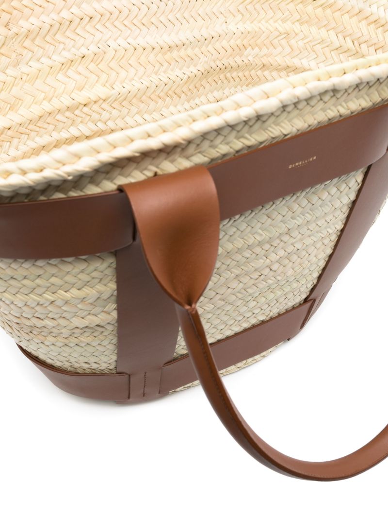 Neutral Santorini Maxi Raffia Tote Bag
