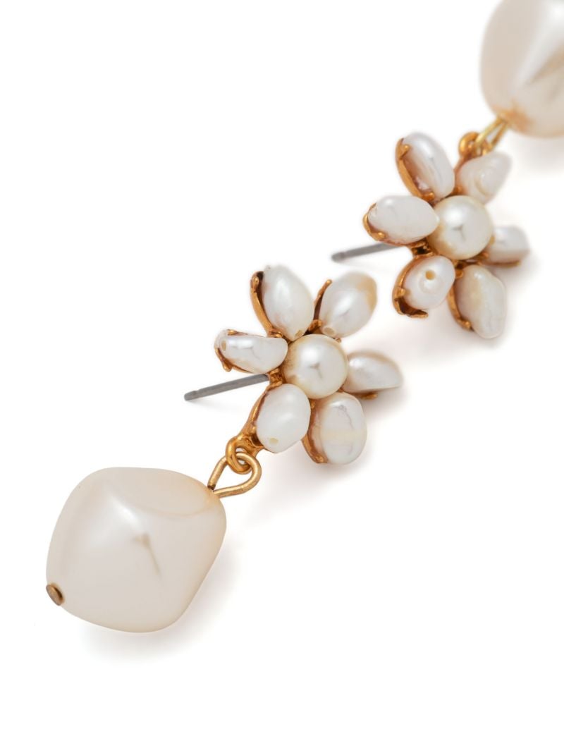 Gold-tone Amala Pearl Drop Earrings