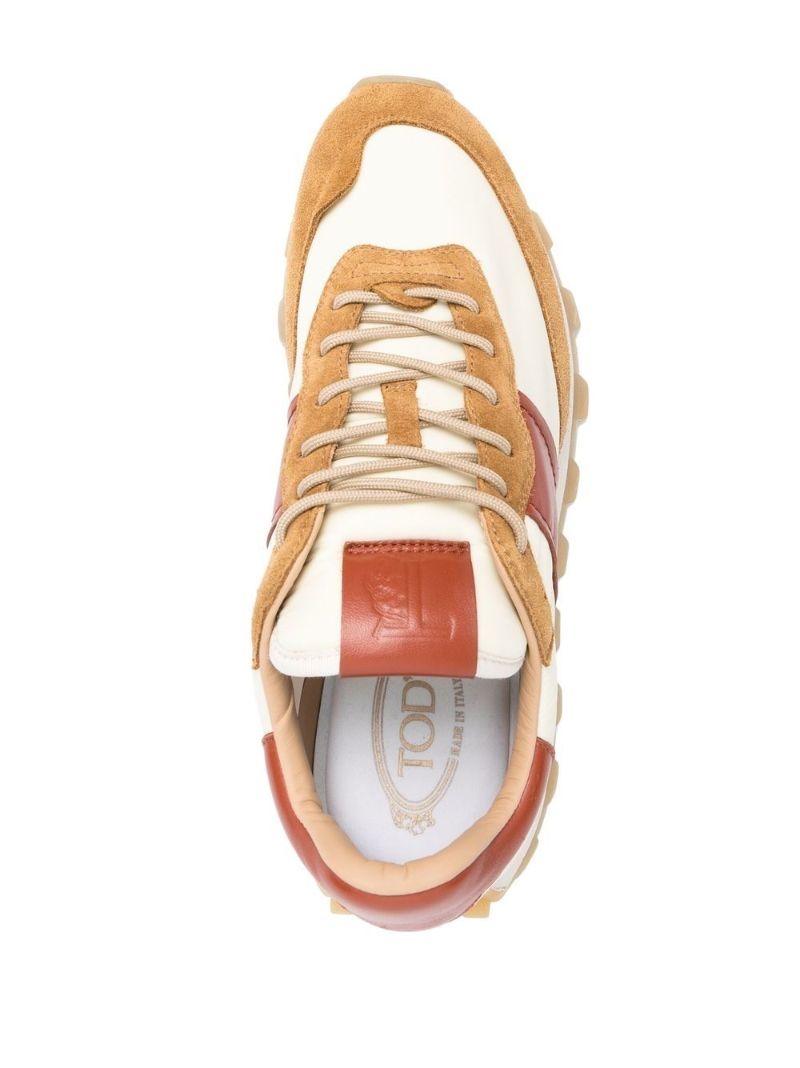 Neutral 1t Paneled Leather Sneakers