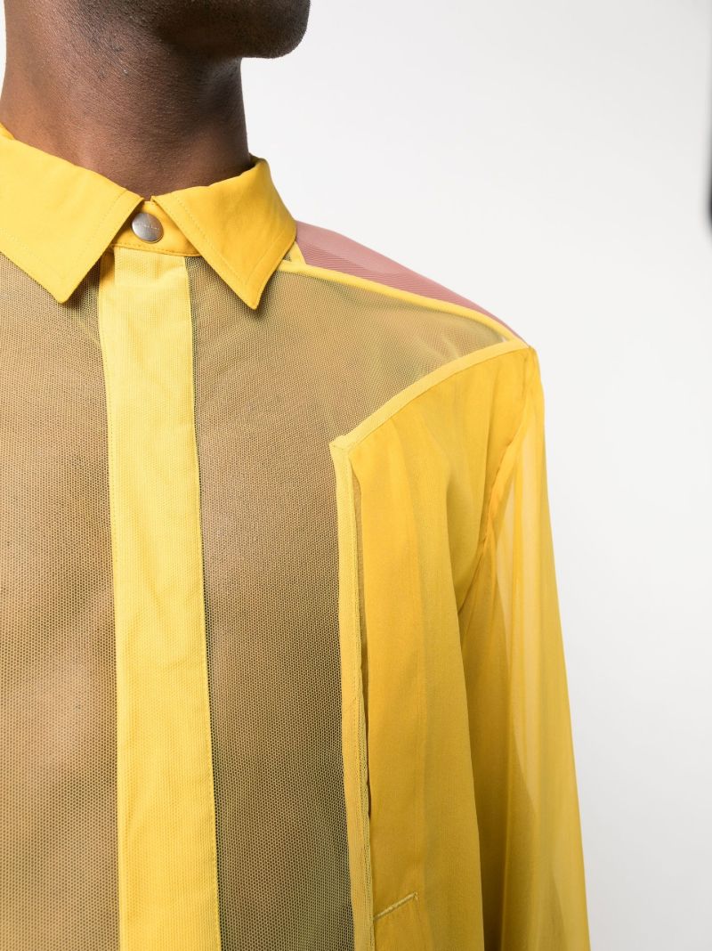 Yellow Jumbo Fogpocket Silk Shirt