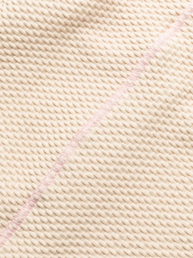 Neutral Julianne Waffle Knit Cut-out Swimsuit
