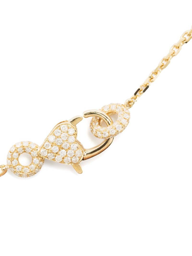18k Yellow Gold Donuts Diamond Bracelet