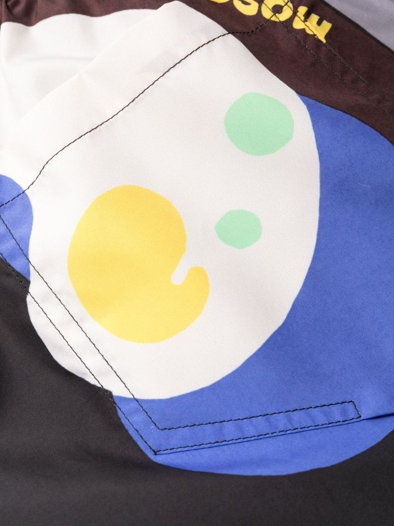 Multicolour Psychedelic Print Swim Shorts