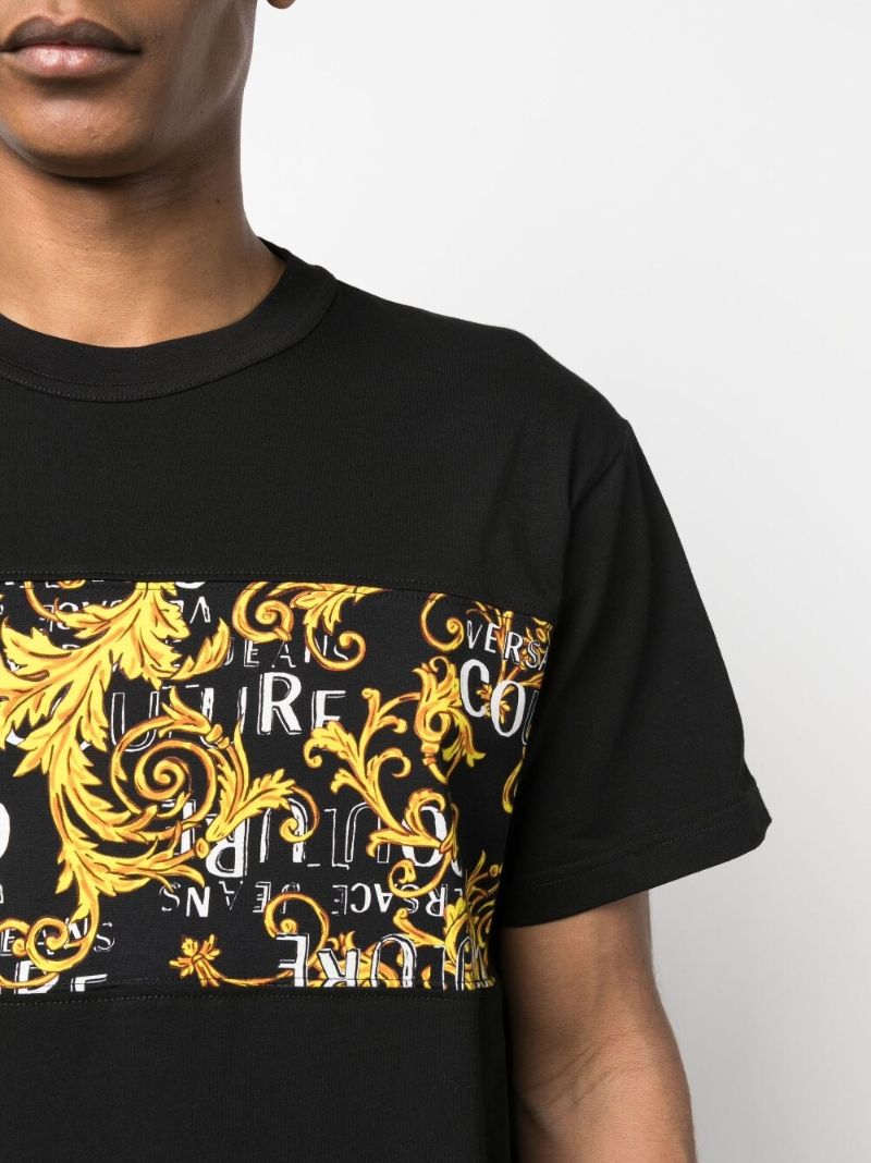 Black Logo-print Short-sleeve T-shirt