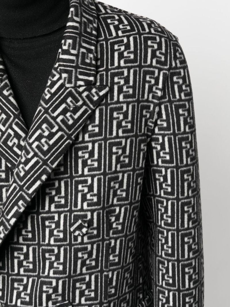 Black Reversible Wool Coat