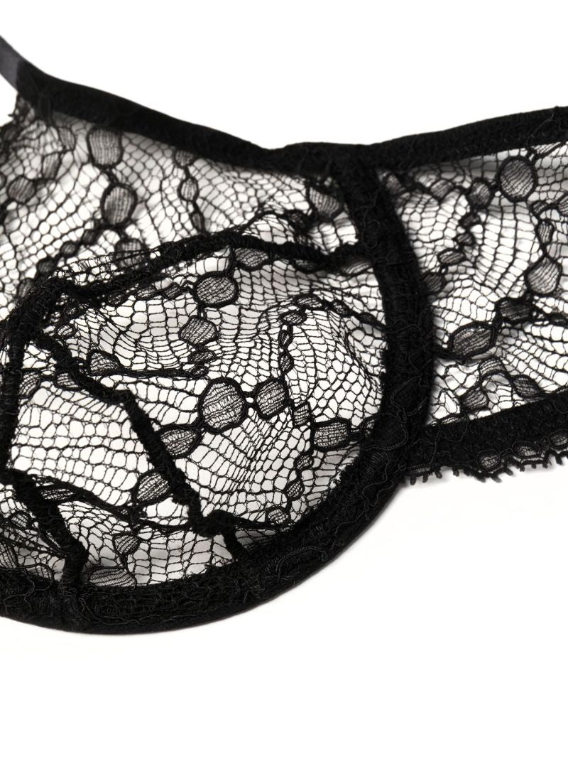 Black Mon Cheri Lace Demi Bra