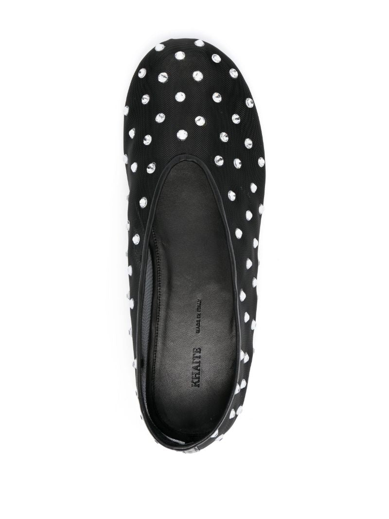 Black Marcy Mesh Ballet Pumps