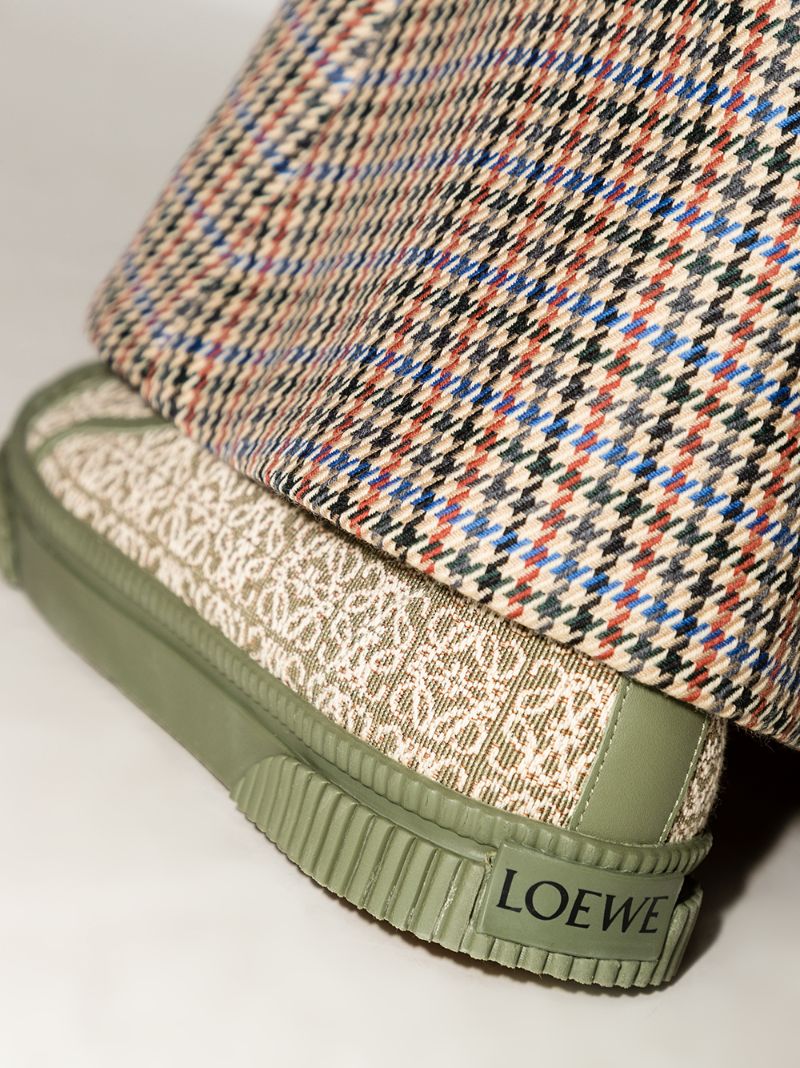 Anagram Jacquard High-top Sneakers