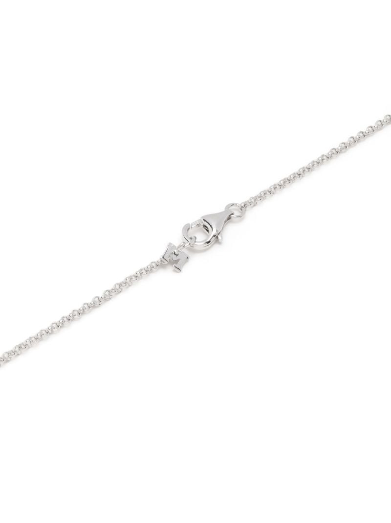 Sterling Silver Onyx Pentagon Necklace
