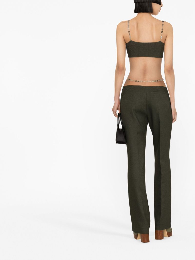 Green Pomo Low-rise Trousers
