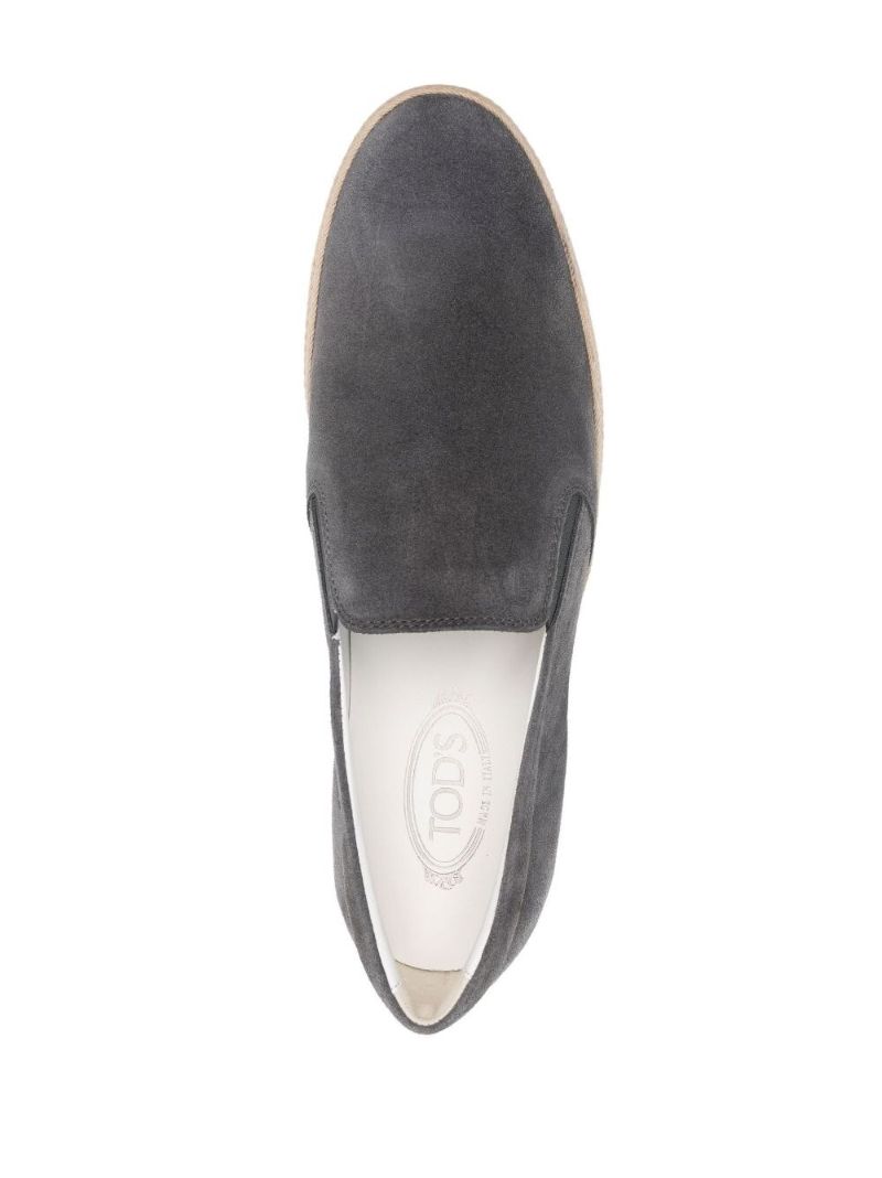 Grey Slip-on Espadrille Sneakers