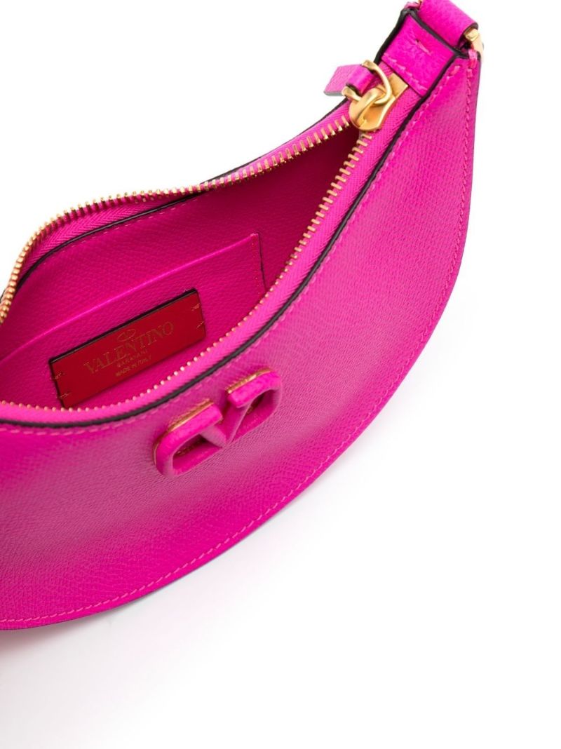 Pink Vsling Mini Leather Shoulder Bag