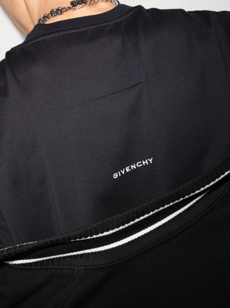 Black 4g Embroidered T-shirt